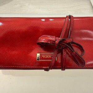 Tumi Glossy Red Jewellery Travel Roll